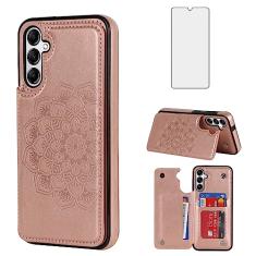 Asuwish Capa de telefone para Samsung Galaxy A54 5G com protetor de tela de vidro temperado e carteira de couro flip suporte suporte para cartão de crédito acessórios de celular A 54 54A SM A546U 2023
