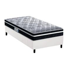 Cama Box Solteiro: Colchão Espuma Probel D33/EP Anatômico  Advanced Tech1500 Plus + Base CRC Courano White(88x188)