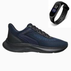 Tênis Masculino Academia Esporte Caminhada Conforto Dia a Dia + Relógio-Masculino