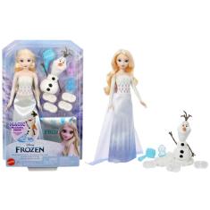 Boneca - Disney Frozen Boneca Aventuras Elsa e Olaf MATTEL