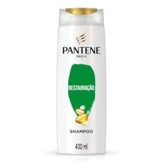 Pantene - Shampoo Restauração, Reparação de Danos a Cada Uso, com Óleo de Argan, Tratamento Capilar, 400 ml