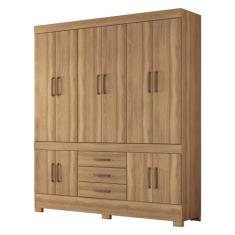 Guarda Roupa Casal 10 Portas New Murano Amendola Touch Demobile - Demó