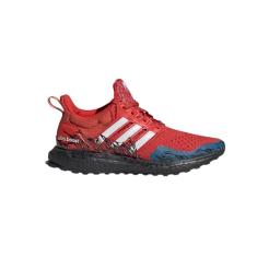 adidas Tênis infantil unissex Marvel Homem-Aranha Ultraboost 1.0, Vermelho vívido/branco/preto, 17