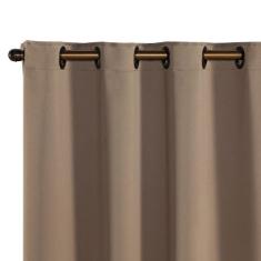 Cortina Blackout em Tecido Prime 2,80 m x 2,30 m - Avelã - Bella Vita