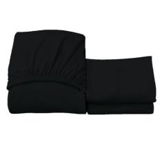 Lençol Casal Com Elástico Liso + Fronha Malha Gel - jgm confecções, PR