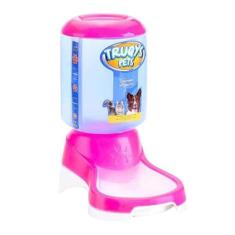 Comedouro Automático para Cachorro Galão 1Kg Truqys Pet, Rosa