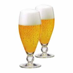 Jogo de Taças de Cristal Futebol para Cerveja 395ml 2pcs Ruvolo