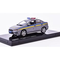 Miniatura 1/43 Mitsubishi Lancer Evo Policia Ucrânia Vitess, Cinza