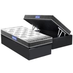 Cama Box Baú Solteiro: Colchão Espuma Probel D20 Guarda Costas Resiste
