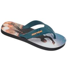 Chinelo Masculino Mormaii Tropical Graphics Preto 38