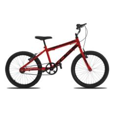 Bicicleta Infantil Passeio Aro 20 KOG Freio V-Brake, Vermelho, Preto