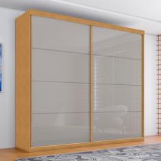 Roupeiro Com Espelho E 2 Portas Limoeiro Naturalle Off White