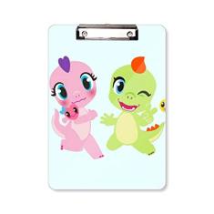 Dinosaur Kingdom Love You Prancheta de prancheta para escrever A4