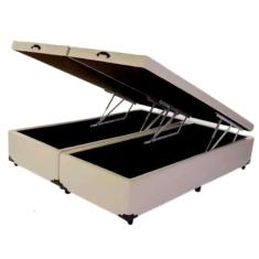 Cama Box Bau Queen Size Com 48Cm De Altura - Reforçado