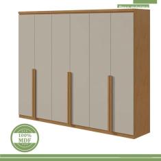Guarda-Roupa Lopas Alonzo 6 Portas 4 Gavetas 