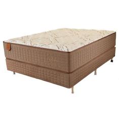 Cama Box Casal (box + Colchão) 138x188x69 Rubi Prorelax Pillow In Turn