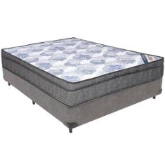 Cama Box e Colchão ISO Superpocket Molas Ensacadas Casal Ortobom,  Cin