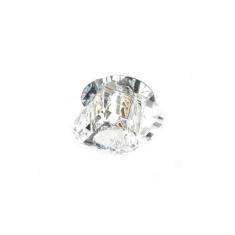 Spot De Cristal Embutir Redondo Quarto Banheiro Gesso Ali05 - Acende A