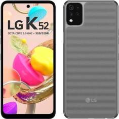 Smartphone LG K52 - Cinza - 64GB - ram 3GB - Octa Core - 4G - Câmera Quádrupla - Tela 6.6 - Android 10 (recertificado)