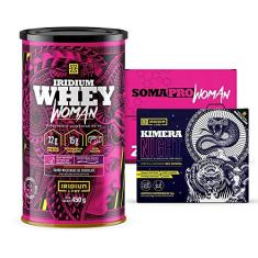 Whey Protein Woman 450g + Kimera Night + Soma Pro Woman - Iridium Labs