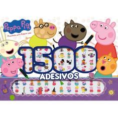 Peppa Pig - Prancheta Para Colorir Com 1500 Adesivos