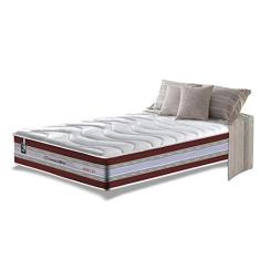 Colchão Solteiro de Molas Ensacadas D33 Cama Inbox Select Firme 88x188x32 Vinho
