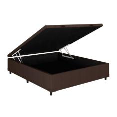 Cama Box Baú Casal Universal Courano Brown (138x188x35) - Costa Rica