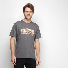 Camiseta Hurley Silk Brotanical Masculina-Masculino