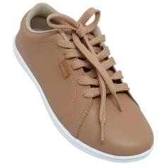 Tênis Moleca Feminino Napa Neo Modern Casual, Nude, 36