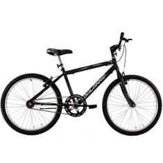 Bicicleta Aro 24 Masculina Dalannio Bike Stroll Sem Marcha Preta, 24, 