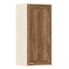 Armário Aéreo de Cozinha 40 cm 1 Porta de abrir 2 Prateleiras Sofia Lu