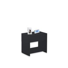 Mesa De Cabeceira 1 Gaveta Em Mdf Cor: preto