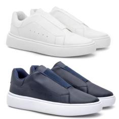 2 Tenis Casual Masculino Sneaker Ouversize com Ajuste em elastico prem
