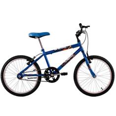 Bicicleta Infantil Aro 20 Masculina Cross Kids Azul