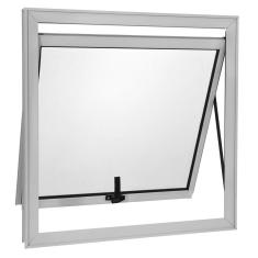 Janela Maxim-Ar 1 Secção Central Topsul Vidro Mini Boreal 80x80cm Esquadrisul