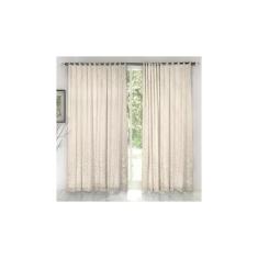 Cortina de Renda Donna Inter 350x220 cm Roseiral com Forro Marfim