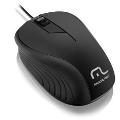 Mouse Multi USB Emborrachado Preto - MO222, Preto