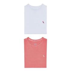 Kit 2 Camisetas Pica Pau Suspiro E Brasa Reserva, Vermelho stoned, Bra