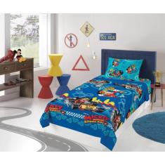 Jogo de cama infantil 3-peças mickey solteiro microfibra lepper