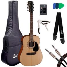 Violão Cort Eletro Acústico 12 Cordas Ad 810-12E Open Pore