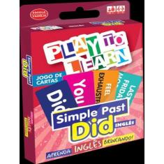 Play To Learn Jogo De Cartas Simple Past Did Ingles