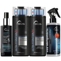 Kit Truss Ultra Hydration + Tratamento Home Care 4 Produtos