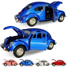 Miniatura Fusca De Metal Fusquinha - Azul