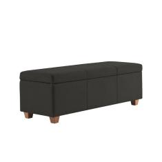 Recamier Bau Dubai 1,20m Suede Preto - Inova Decorações