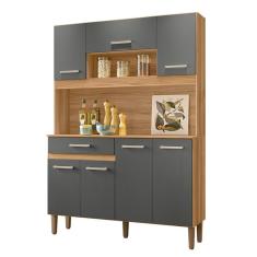 Armario Cozinha 7 Portas e 1 Gaveta Magazine 120