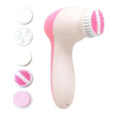 Massageador 5 em 1 Esfoliante Limpeza Facial Beleza Escova Elétrica Po