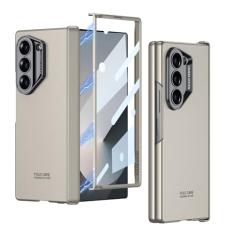 Furwabo Capa para Samsung Galaxy Z Fold 6 com proteção magnética para dobradiça e protetor de tela integrado, capa rígida de luxo fina à prova de choque resistente a arranhões para Samsung Galaxy Z