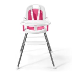 Cadeira de Alimentação Berry 3 em 1 Rosa Multikids Baby - BB390