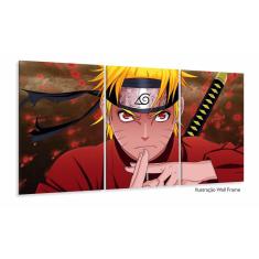 Quadro decorativo Mosaico Para Quarto Naruto Shippuden