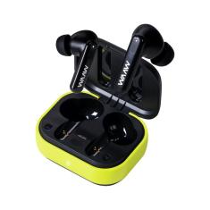 Fone de Ouvido Bluetooth Waaw By Alok Mob 500 Anc Noise Cancelling Verde Neon